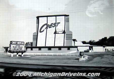 Crest Drive-In Theatre - Crest Drive-In 1950S Courtesy Bob Ashmun